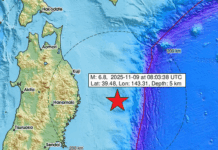 M6.8 & M6.4 Earthquakes Strike East Coast Honshu | Nov 9, 2025